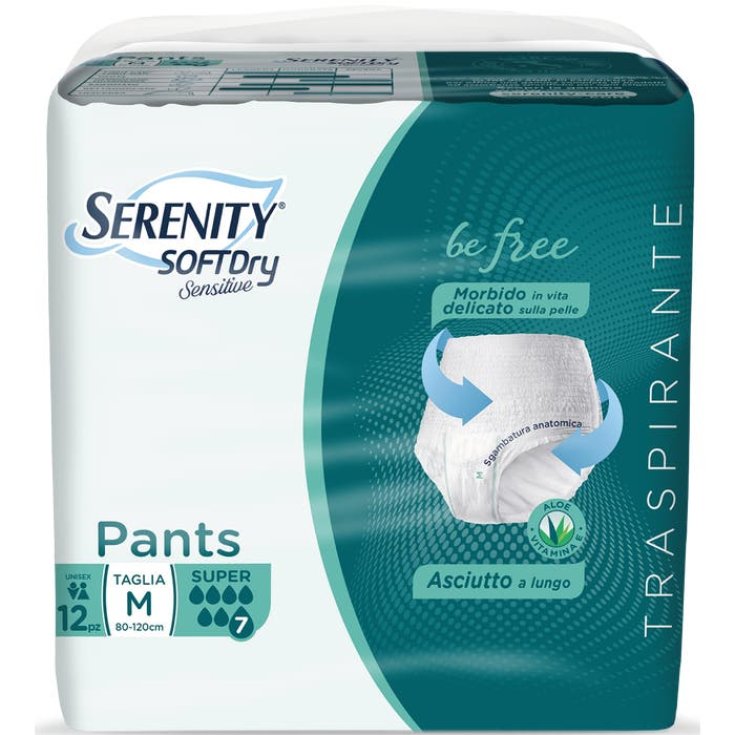 Pantalon Soft-Dry Sensitive M Super Serenity 12 Piezas