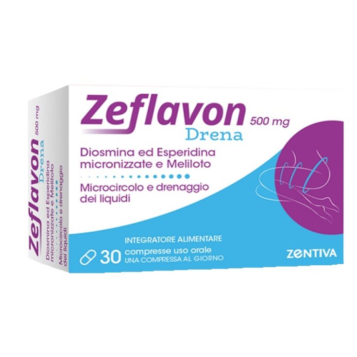 Zeflavon Drena 500mg Zentiva 30 Comprimidos