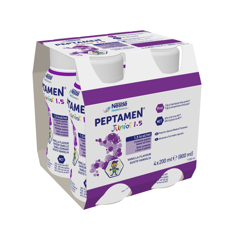 Peptamen Junior 1.5 VAINILLA Nestlé 4X200ml