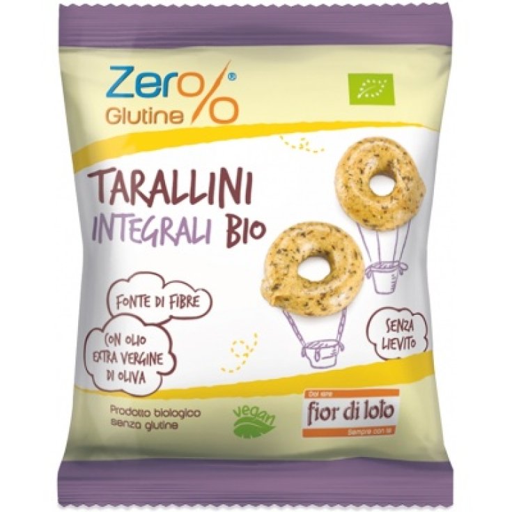 Zer% Gluten Bio Tarallini Integral Fior Di Loto 30g