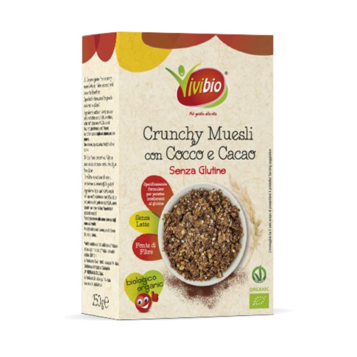 Muesli Crujiente Avena Coco Y Cacao Vivibio 250g