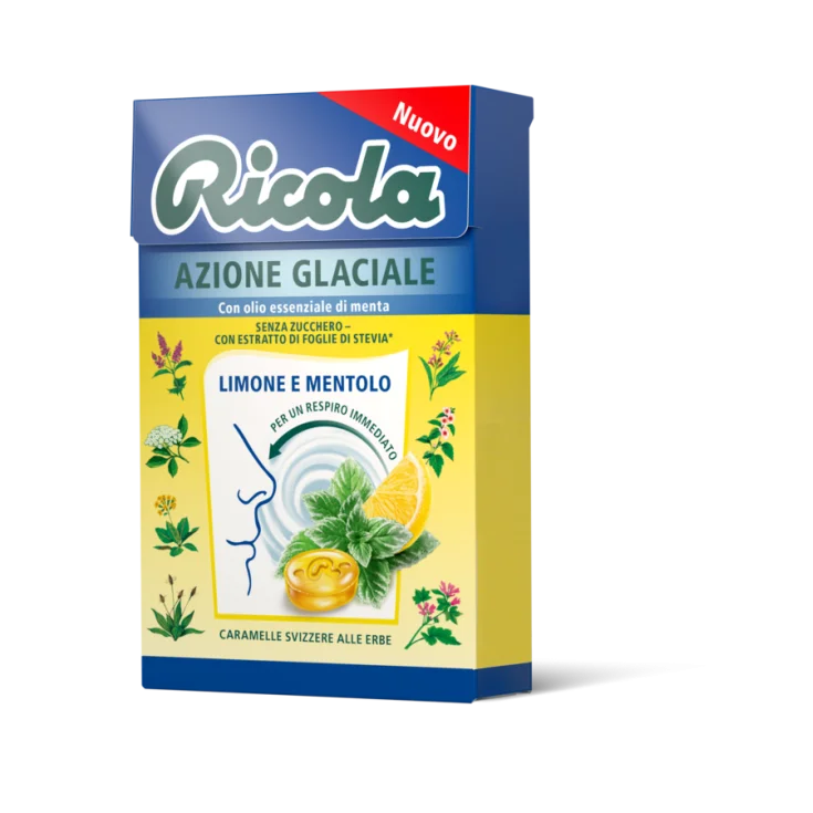 Acción Glacial Limón Y Mentol Ricola 50g