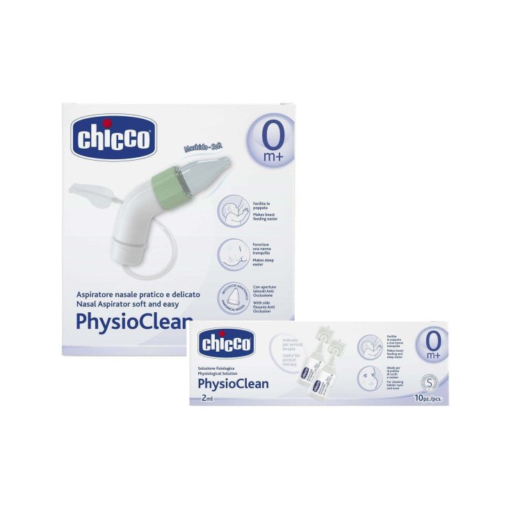 Chicco Kit Aspirador Nasal + Agua Fisiológica