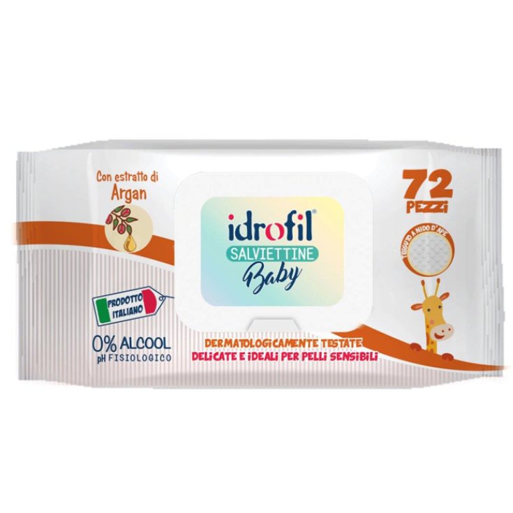 Toallitas Bebe Con Argan Idrofil 72 Piezas