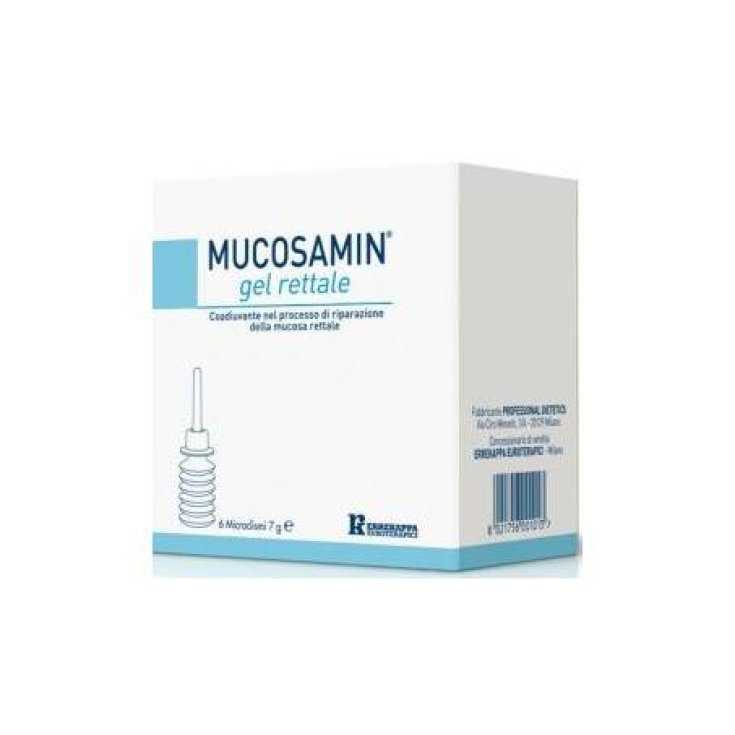 MUCOSAMIN gel rectal Errekappa 6 Microenemas