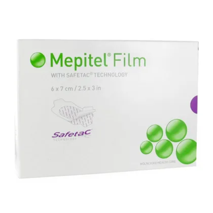 Mepitel Safetac Absorbente 15X15cm 5 Apósitos
