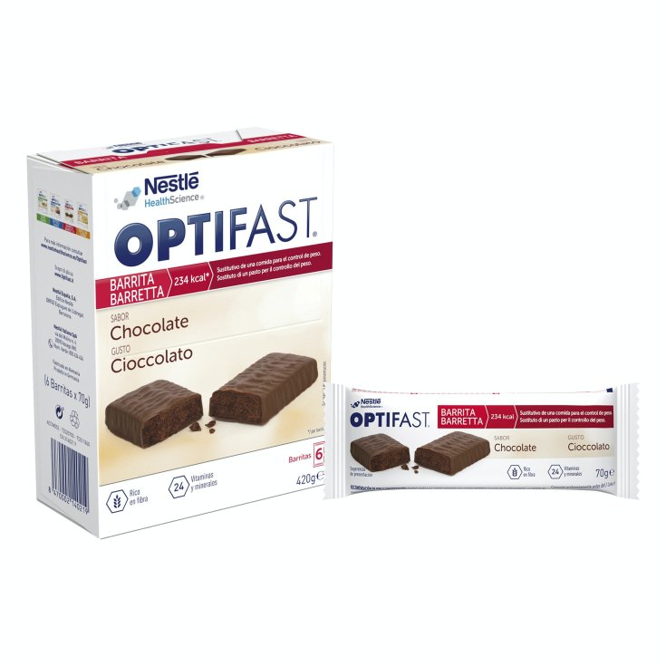 Barra Sabor Chocolate Optifast® Nestlé 420g
