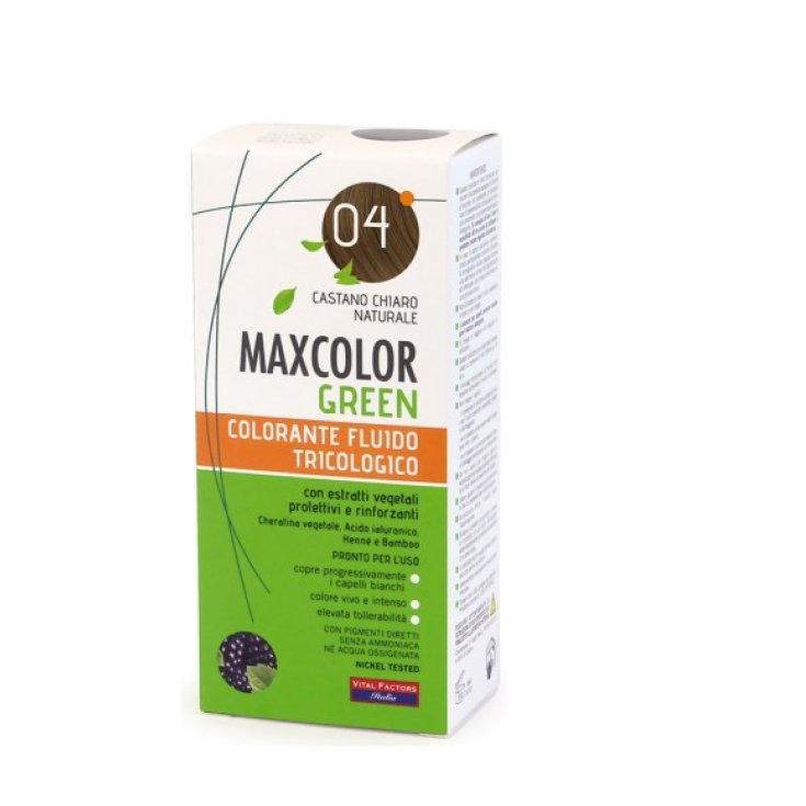 MaxColor Green Vital Factor 04 Castaño Claro Natural