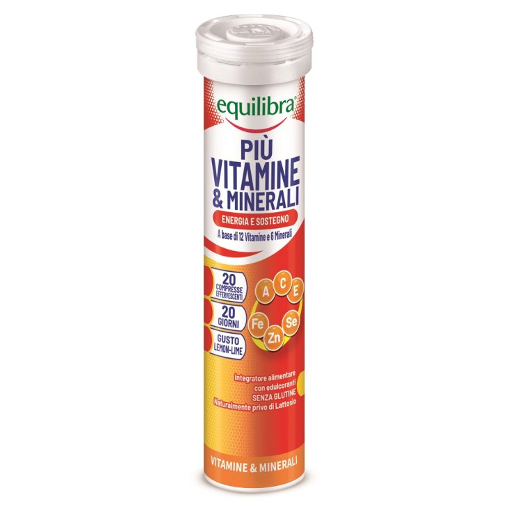 Más Vitaminas Y Minerales Equilibra® 20 Comprimidos Efervescentes