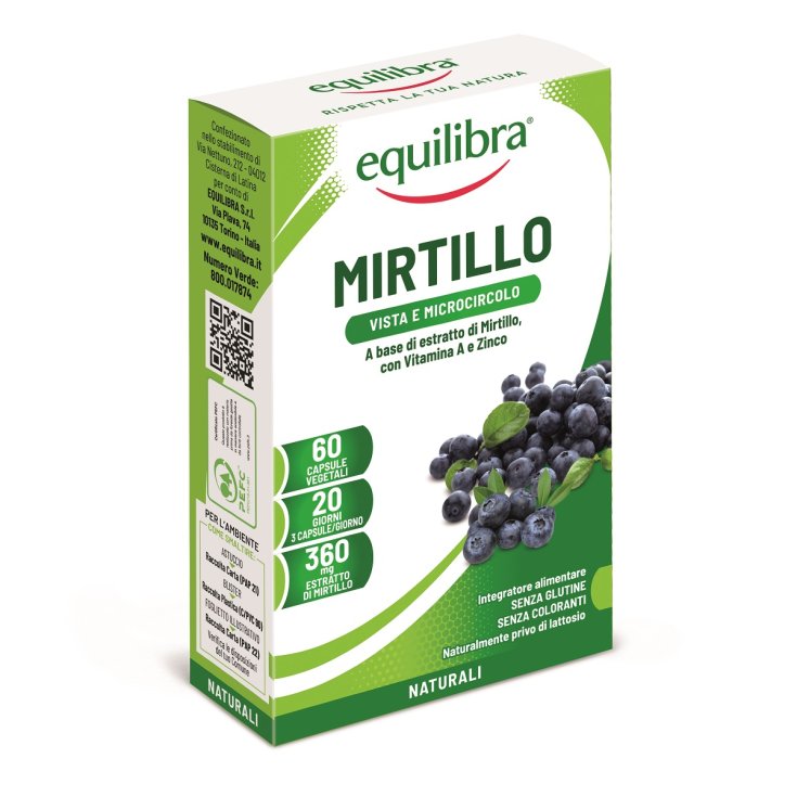 Equilibra® Arándano 60 Cápsulas Vegetarianas