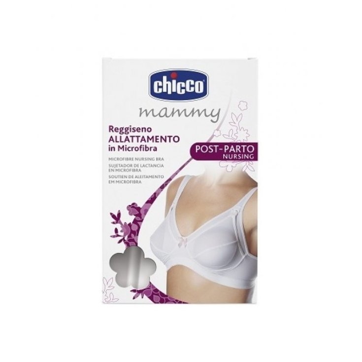 Sujetador Lactancia Microfibra Mammy CHICCO Blanco Talla 5D