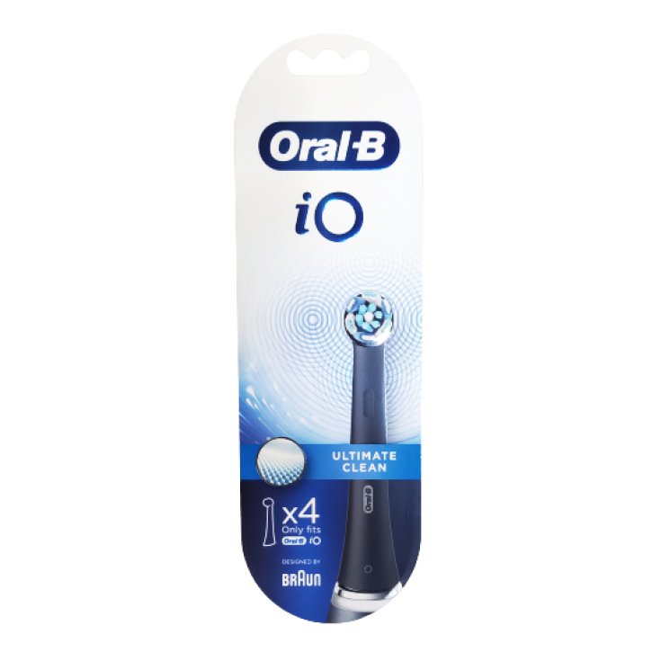 CABEZALES DE REPUESTO ORAL-B IO ULTIMATE CLEAN NEGRO 4 PIEZAS