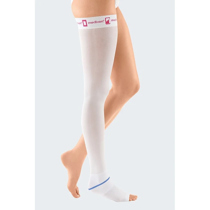 STRUVA 35 Muslo Calcetines MEDI Blanco Talla 5