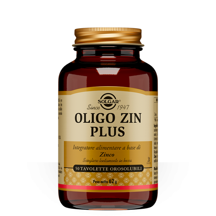 Oligo Zin Plus Solgar 50 Comprimidos