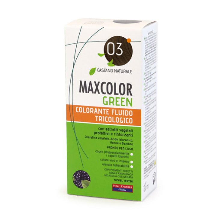 Max Color Green 03 Kit Factores Vitales Castaño Natural