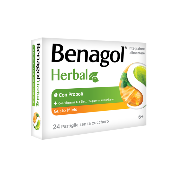 Miel De Hierbas Benagol 24 Comprimidos