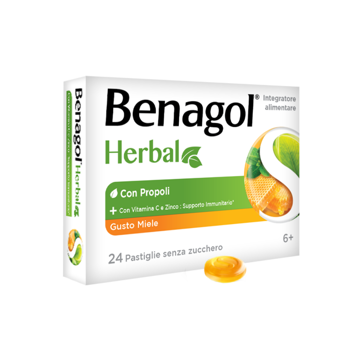 Miel De Hierbas Benagol 24 Comprimidos