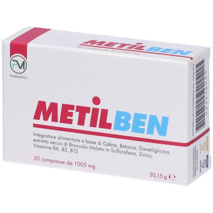 MetilBen Piemme Pharmatech 30 Comprimidos