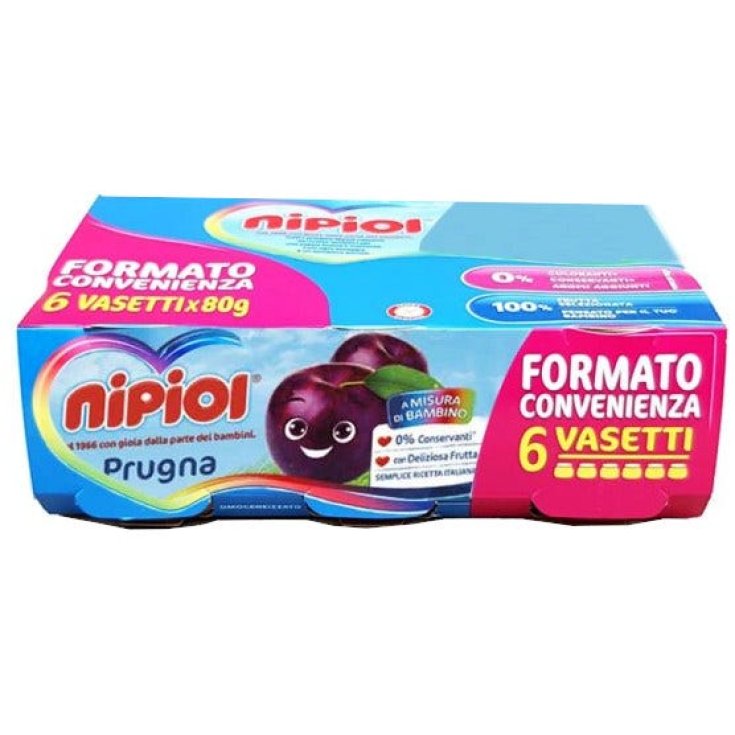 CIRUELA HOMOGENEIZADA NIPIOL® 6X80G