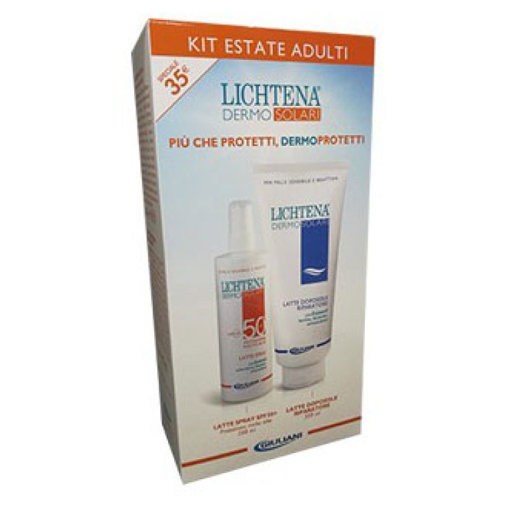 LICHTENA® DERMOSOLARI Leche Spray SPF50+ + Leche Reparadora After Sun