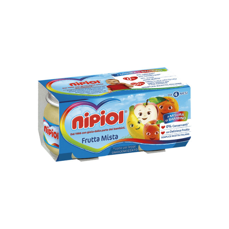 MEZCLA DE FRUTAS HOMOGENEIZADAS NIPIOL® 2x120g