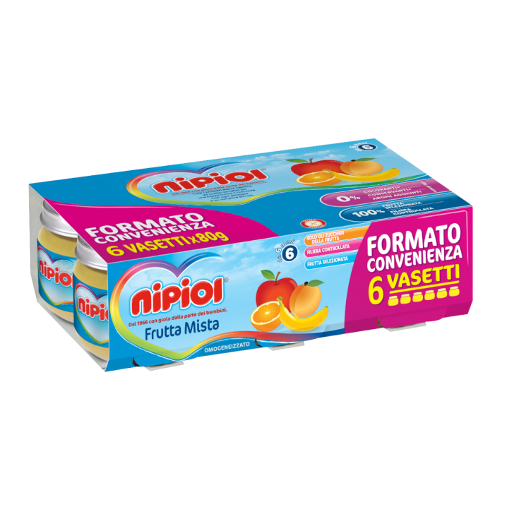 Fruta Mixta Homogeneizada Nipiol® 6X80g