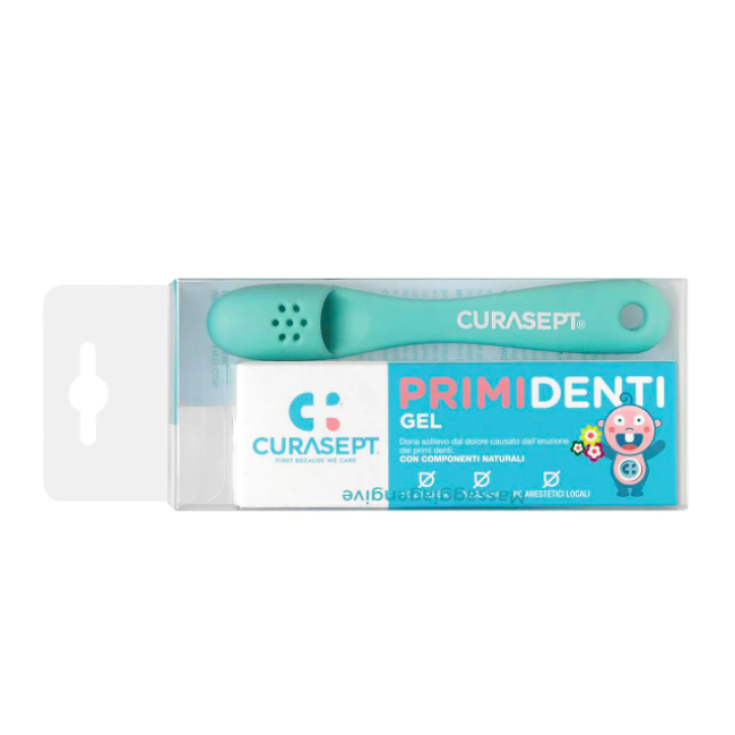 Primeros Dientes GEL + CURASEPT Mordedor 1 Kit