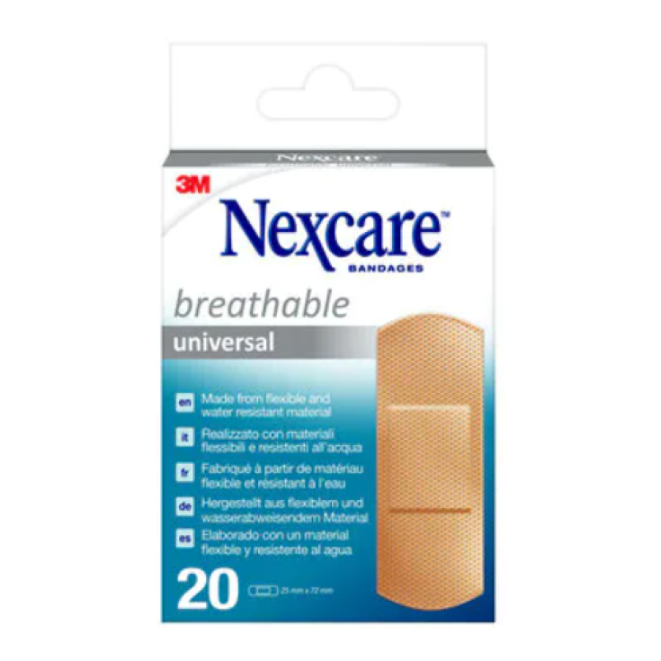 Universal Transpirable 25x72mm Nexcare™ 3M™ 20 Parches