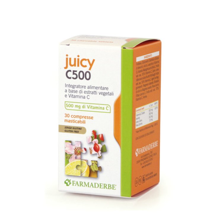 Juicy C500 Masticable FARMADERBE® 30 Comprimidos