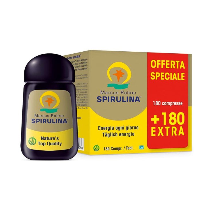 Spirulina Marcus Rohner 180 + 180 Comprimidos