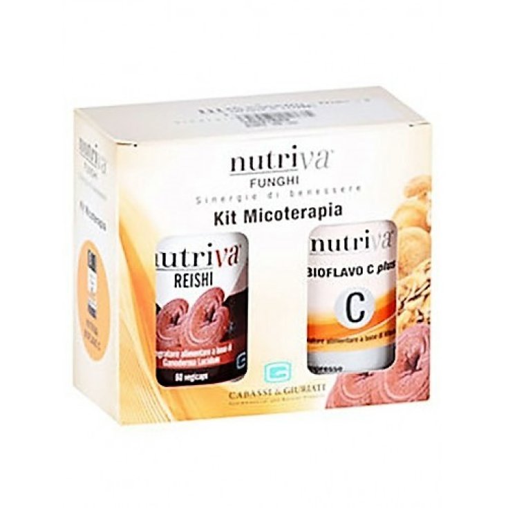 Nutriva Kit Micoterapia Reishi + Bioflavo C Plus Cabassi & Giuriati 2x60 Comprimidos