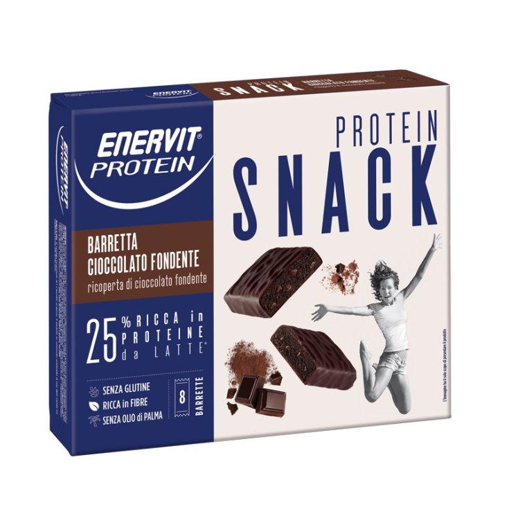Snack Protein Chocolate Negro Enervit Protein 8 Barritas