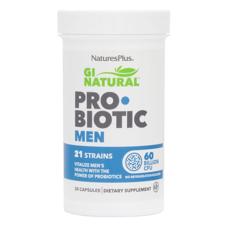 Gi Natural Probiótico Hombres Natures Plus 30 Cápsulas