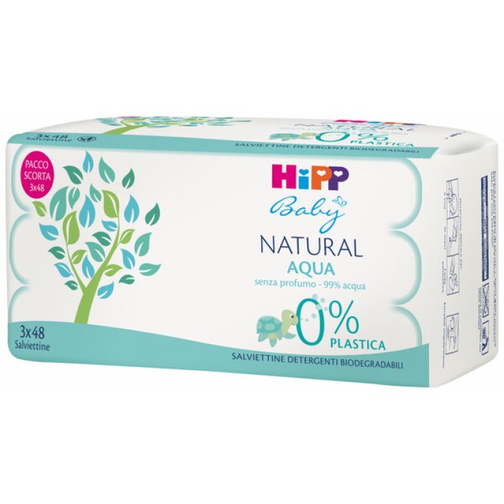 Toallitas naturales sin perfume HIPP 3X48 Piezas