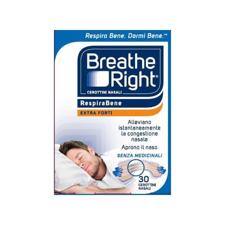 Parches Nasales Extra Fuertes Breathe Right® 10 Piezas