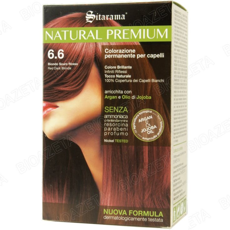 Natural Premium 6.6 Rubio Oscuro Rojo Sitarama® 1 Kit