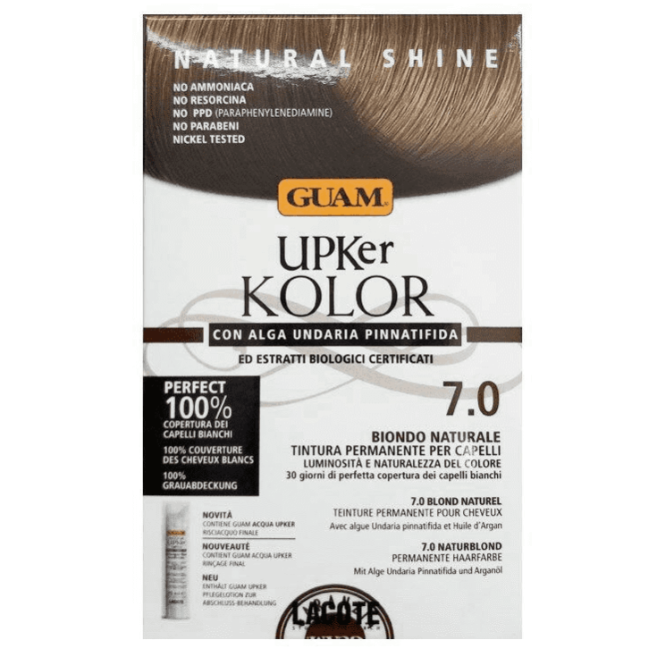 UPKER KOLOR TINTE 7.0 RUBIO NATURAL GUAM®