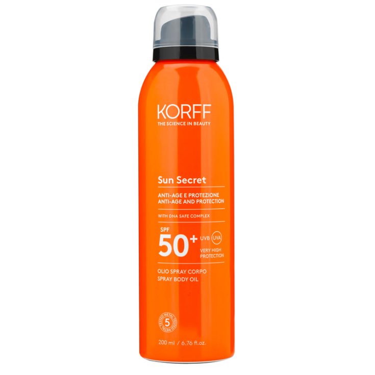 SUN SECRET Aceite Spray Toque Seco SPF 50+ KORFF 200ml