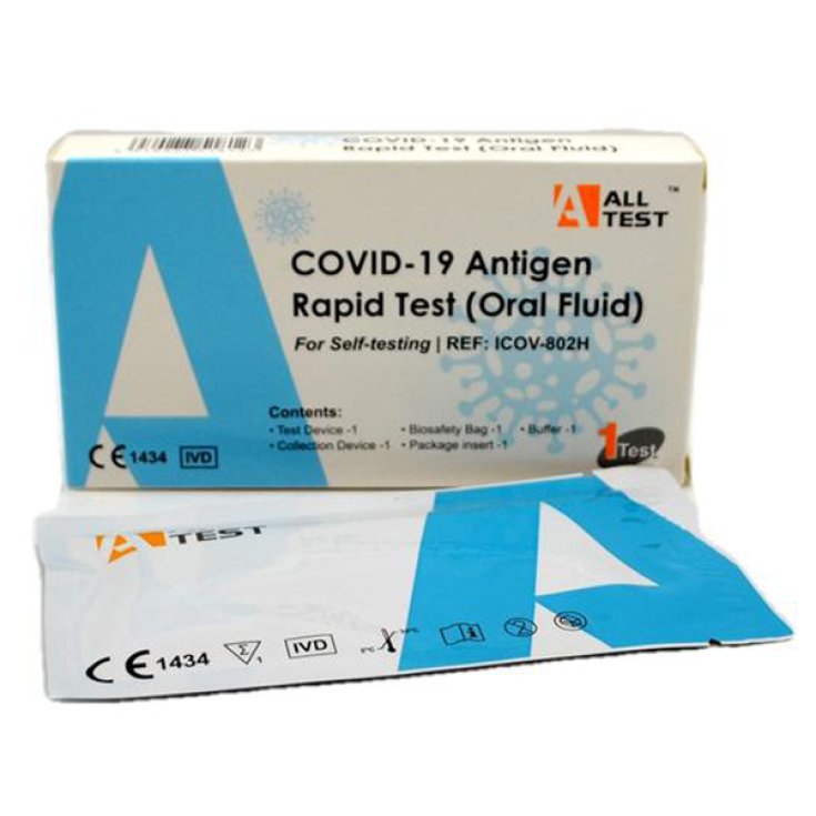 Prueba rápida de antígeno ALLTEST COVID-19 (fluido oral) 1 prueba