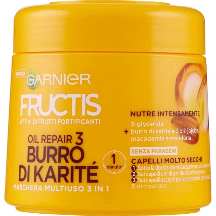 Fructis Fructis Oil Repair 3 - Mascarilla Multiusos 3 en 1 GARNIER 300ml