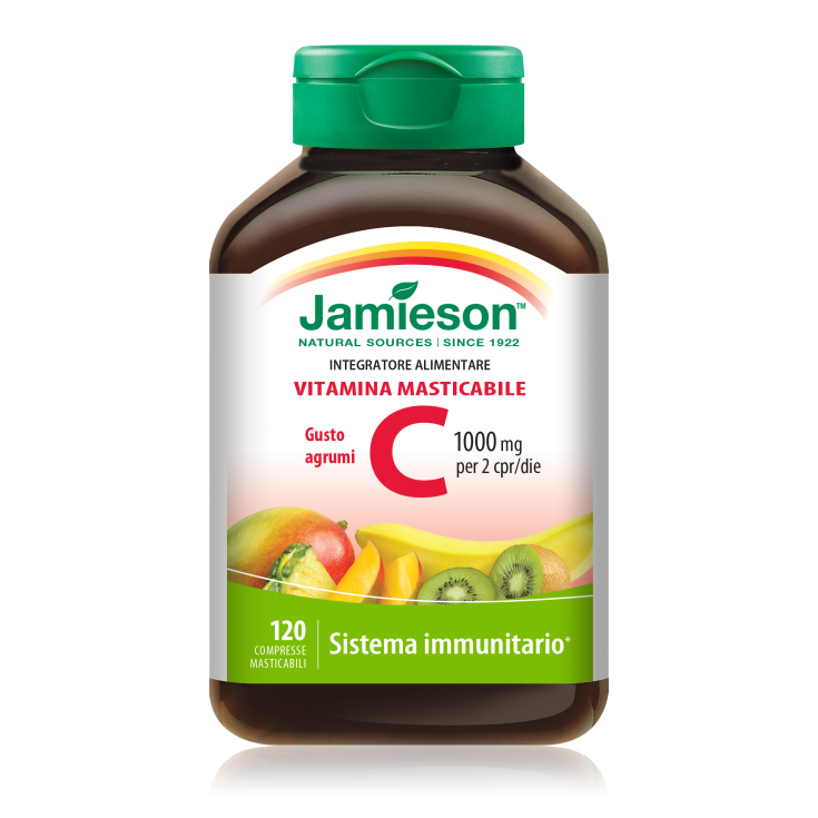 Vitamina C Masticable Jamieson Taste Citrus 120 Comprimidos