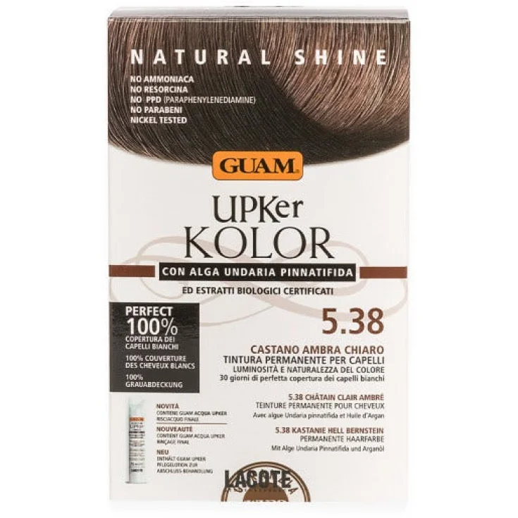 UPKER KOLOR TINTE 5.38 MARRÓN ÁMBAR CLARO GUAM®