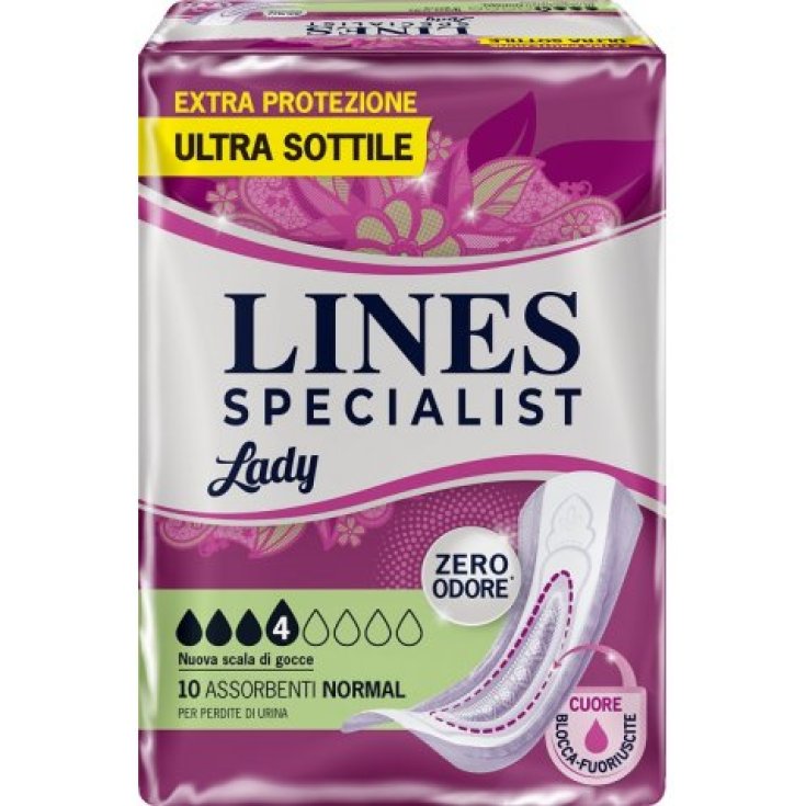 Especialista en Líneas Lady Normal 10 Absorbentes