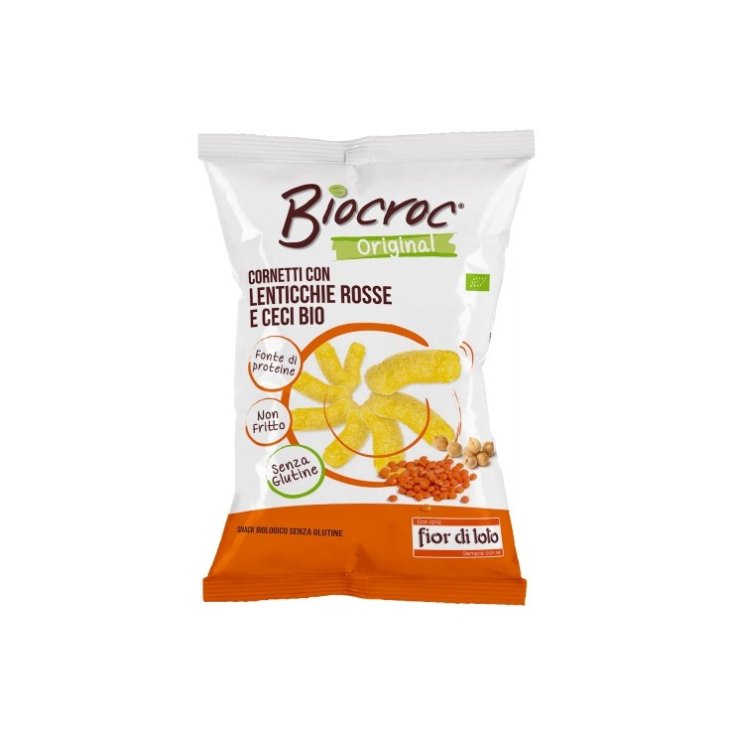 Croissants Originales Biocroc® Con Lentejas Rojas Y Garbanzos Fior Di Loto 45g