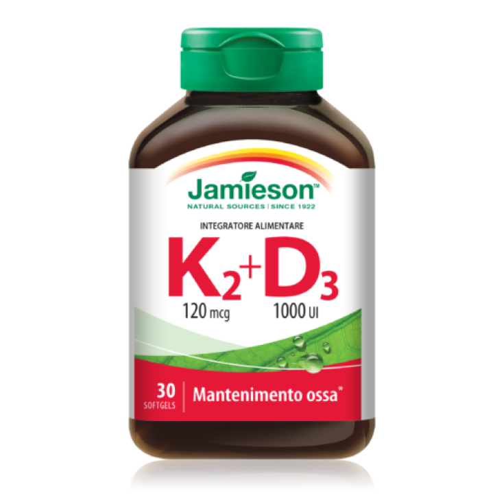 Vitamina K2 + D3 Jamieson 30 Cápsulas Blandas