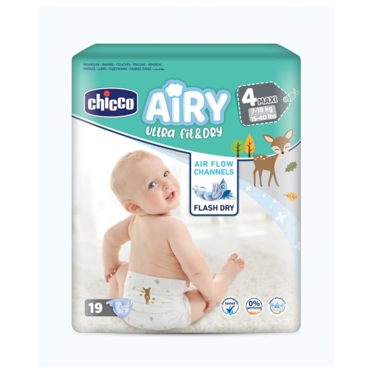 Airy Ultra Fit & Dry MAXI 7-18Kg Chicco 19 Pañales