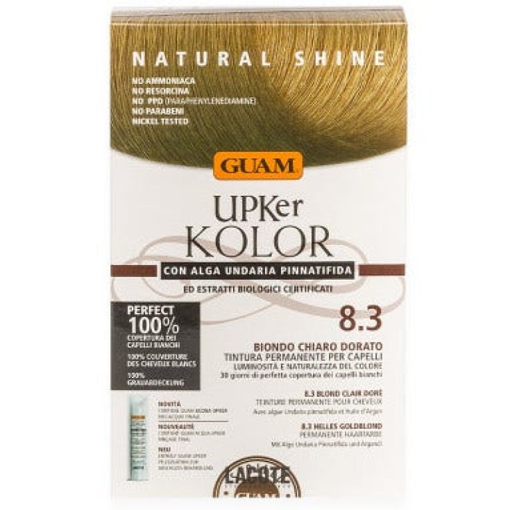 UPKER KOLOR TINTE 8.33 GUAM® RUBIO CLARO DORADO