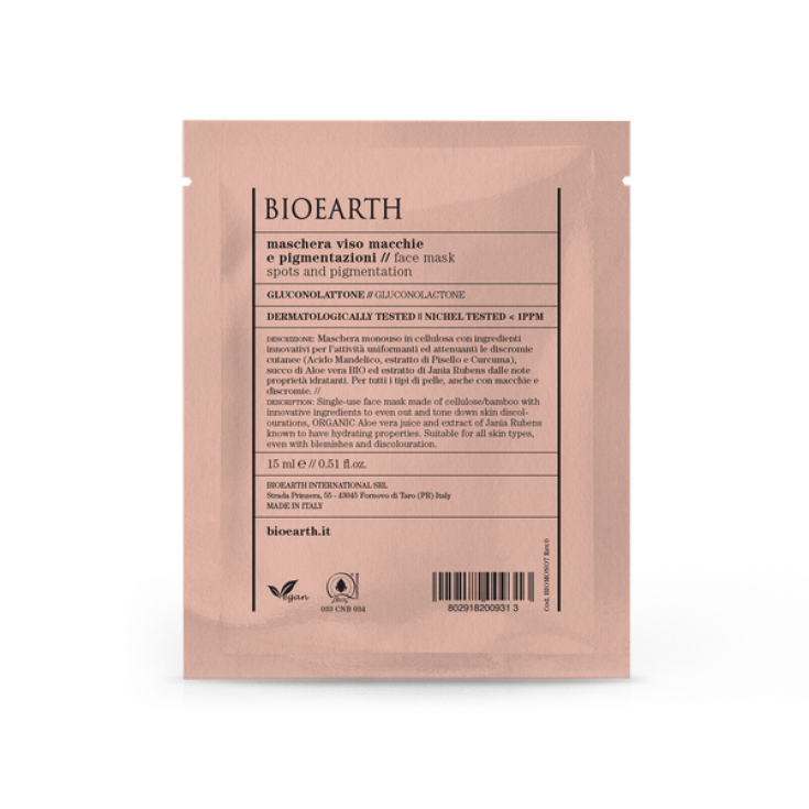 BIOEARTH Mascarilla Facial Manchas y Pigmentación 15ml