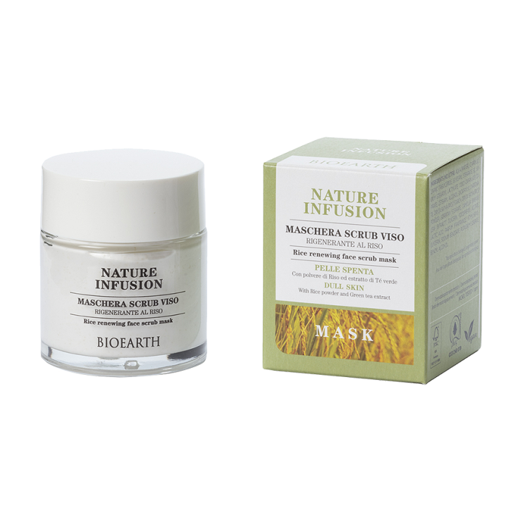 NATURE INFUSION BIOEARTH Mascarilla Exfoliante Facial de Arroz 100ml