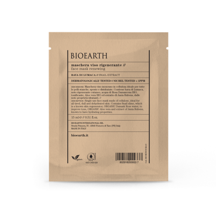 BIOEARTH Mascarilla Facial Regeneradora 15ml